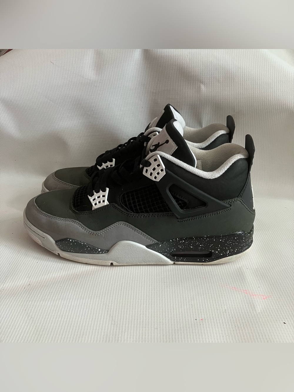 AIR JORDAN 4 FEAR 2024 SIZE 11 BLACK/GRAY